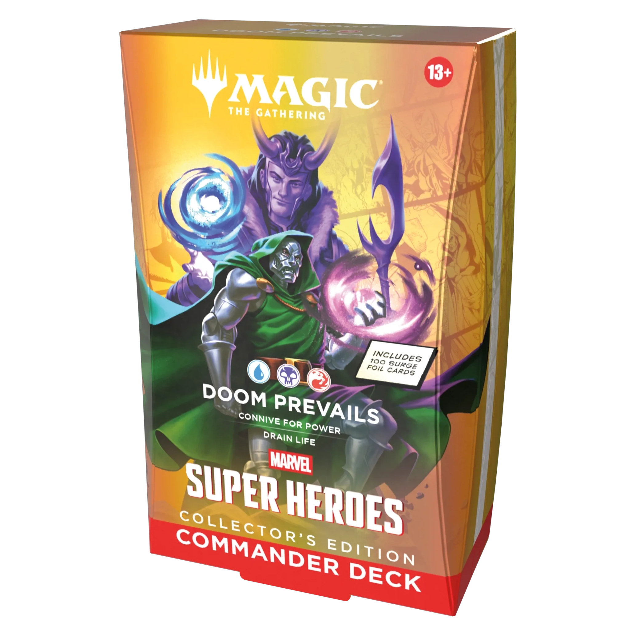 Magic: The Gathering | Marvel Super Heroes: Doom Prevails Commander Deck Collector's Edition en inglés