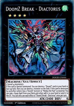 DoomZ Break - Diactorus - Doom of Dimensions (Super Rare) [DOOD - 046] - El Duelista