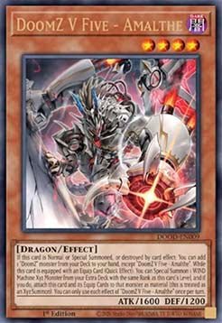 DoomZ V Five - Amalthe (V.1 - Ultra Rare) - Doom of Dimensions (Ultra Rare) [DOOD - 009] - El Duelista