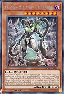 DoomZ XII Zero - Drastea (V.1 - Secret Rare) - Doom of Dimensions (Secret Rare) [DOOD - 008] - El Duelista
