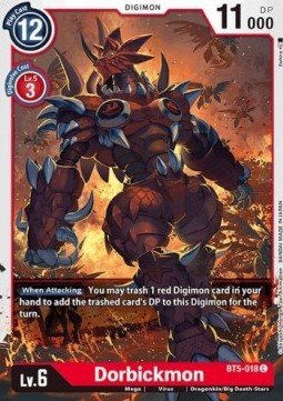 Dorbickmon (BT5 - 018)⁣ - Battle Of Omni⁣ (Common)⁣ [BT5 - 018] - El Duelista