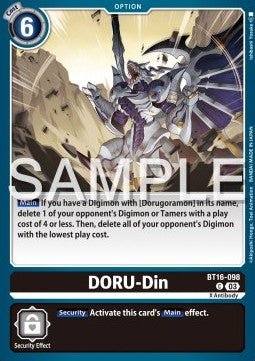 DORU - Din (BT16 - 098)⁣ - Beginning Observer⁣ (Common)⁣ [098] - El Duelista