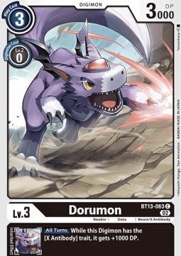 Dorumon (BT13 - 063)⁣ - Versus Royal Knights⁣ (Common)⁣ [063] - El Duelista