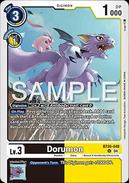 Dorumon (BT20 - 048)⁣ - Special Booster Ver 2.5⁣ (Uncommon)⁣ [048] - El Duelista