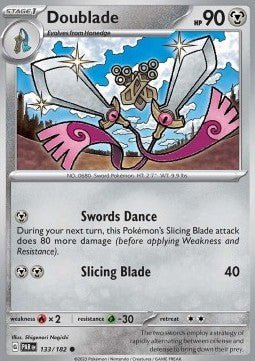 Doublade⁣ - Paradox Rift⁣ (Common)⁣ [133] - El Duelista