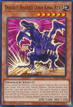 Double - Headed Dino King Rex⁣ - 25th Anniversary Tin: Dueling Mirrors⁣ (Common)⁣ [362] - El Duelista