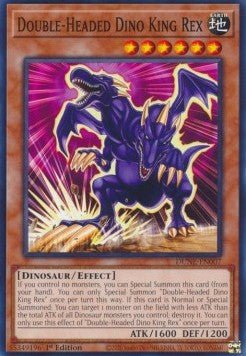 Double - Headed Dino King Rex⁣ - Duelist Nexus⁣ (Common)⁣ [007] - El Duelista