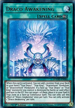 Draco Awakening (V.1 - Ultra Rare) - Doom of Dimensions (Ultra Rare) [DOOD - 064] - El Duelista