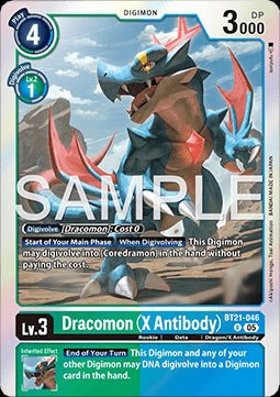 Dracomon (X Antibody) (BT21 - 046)⁣ - World Convergence⁣ (Rare)⁣ [046] - El Duelista