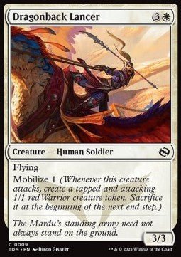 Dragonback Lancer⁣ - Tarkir: Dragonstorm⁣ (Common)⁣ [9] - El Duelista