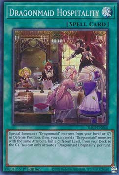 Dragonmaid Hospitality (V.1 - Super Rare)⁣ - Quarter Century Bonanza⁣ (Super Rare)⁣ [068] - El Duelista