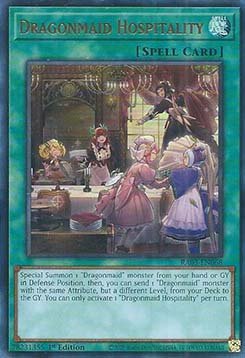 Dragonmaid Hospitality (V.2 - Ultra Rare)⁣ - Quarter Century Bonanza⁣ (Ultra Rare)⁣ [068] - El Duelista