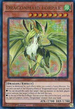 Dragonmaid Lorpar (V.2 - Ultra Rare)⁣ - Quarter Century Bonanza⁣ (Ultra Rare)⁣ [022] - El Duelista