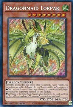 Dragonmaid Lorpar (V.3 - Secret Rare)⁣ - Quarter Century Bonanza⁣ (Secret Rare)⁣ [022] - El Duelista