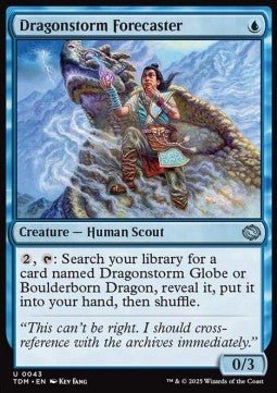Dragonstorm Forecaster⁣ - Tarkir: Dragonstorm⁣ (Uncommon)⁣ [43] - El Duelista