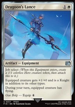 Dragoon's Lance⁣ - Magic: The Gathering - FINAL FANTASY⁣ (Uncommon)⁣ [17] - El Duelista