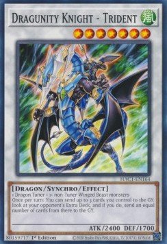Dragunity Knight - Trident (V.1 - Common)⁣ - Hidden Arsenal: Chapter 1⁣ (Common)⁣ [164] - El Duelista