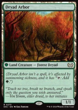 Dryad Arbor⁣ - Commander: Duskmourn: House of Horror⁣ (Rare)⁣ [273] - El Duelista