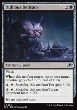 Dubious Delicacy⁣ - Edge of Eternities⁣ (Uncommon)⁣ [96] - El Duelista