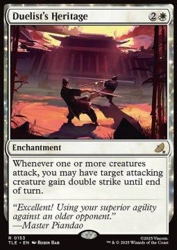 Duelist's Heritage - Magic: The Gathering | Avatar: The Last Airbender: Eternal (Rare) [TLE - 153] - El Duelista