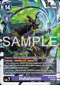 Dullahamon (BT23 - 071) (V.1) - Hackers' Slumber (Super Rare) [BT - 23 - 071] - El Duelista