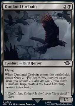 Dunland Crebain - The Lord of the Rings: Tales of Middle - earth (Common) [LTR - 82] - El Duelista