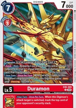 Duramon (EX6 - 009)⁣ - Infernal Ascension⁣ (Common)⁣ [009] - El Duelista