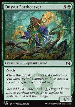 Dusyut Earthcarver⁣ - Tarkir: Dragonstorm⁣ (Common)⁣ [141] - El Duelista