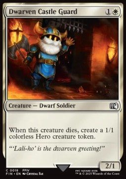 Dwarven Castle Guard⁣ - Magic: The Gathering - FINAL FANTASY⁣ (Common)⁣ [18] - El Duelista