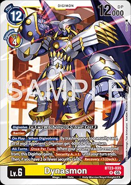 Dynasmon (BT23 - 035) - Hackers' Slumber (Rare) [BT - 23 - 035] - El Duelista