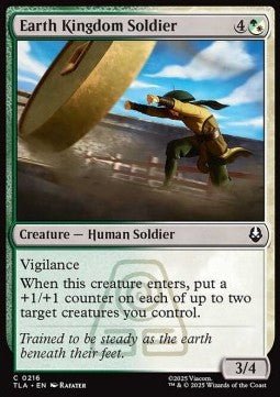 Earth Kingdom Soldier - Magic: The Gathering | Avatar: The Last Airbender (Common) [TLA - 216] - El Duelista