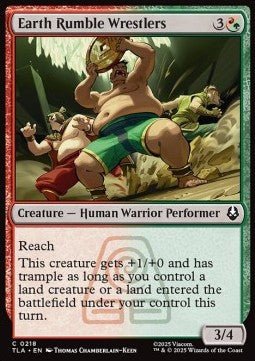 Earth Rumble Wrestlers - Magic: The Gathering | Avatar: The Last Airbender (Common) [TLA - 218] - El Duelista