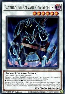 Earthbound Servant Geo Gremlin⁣ - Maze of Millennia⁣ (Rare)⁣ [032] - El Duelista