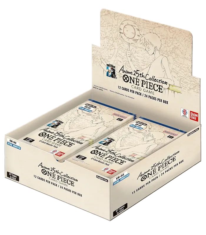 Booster Box One Piece EB02 Anime 25th Collection