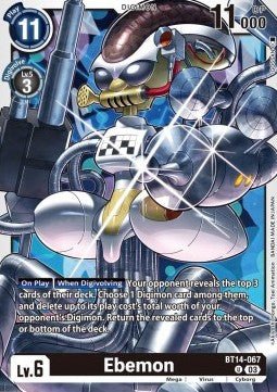 Ebemon (BT14 - 067)⁣ - Blast Ace⁣ (Uncommon)⁣ [067] - El Duelista