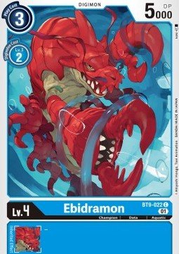 Ebidramon (BT9 - 022)⁣ - X Record⁣ (Common)⁣ [022] - El Duelista