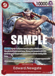 Edward.Newgate (OP02 - 004) (V.1) - Paramount War (Super Rare) [OP02 - 004] - El Duelista