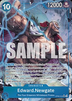 Edward.Newgate (OP08 - 043) (V.2) - Two Legends (Alternate Art) [OP08 - 043] - El Duelista