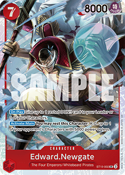 Edward.Newgate (ST15 - 002) (V.1) - The Best Vol.2 (Super Rare) [PRB02 - ST15 - 002] - El Duelista