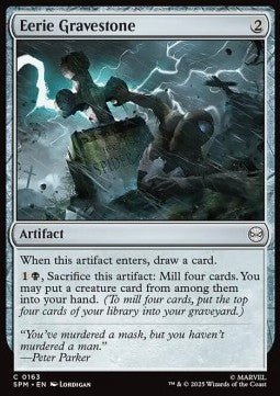 Eerie Gravestone - Magic: The Gathering | Marvel's Spider - Man (Common) [SPM - 163] - El Duelista