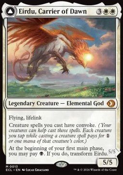 Eirdu, Carrier of Dawn // Isilu, Carrier of Twilight - Lorwyn Eclipsed (Mythic) [ECL - 13] - El Duelista