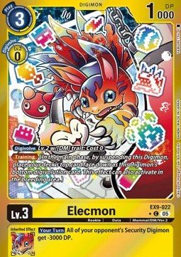 Elecmon (EX9 - 022) (V.2)⁣ - Versus Monsters⁣ (Alternative Art)⁣ [022] - El Duelista