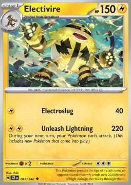 Electivire⁣ - Stellar Crown⁣ (Uncommon)⁣ [047] - El Duelista