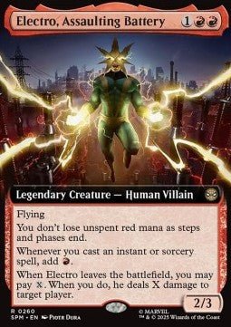 Electro, Assaulting Battery - Magic: The Gathering | Marvel's Spider - Man: Extras (Rare) [XSPM - 260] - El Duelista