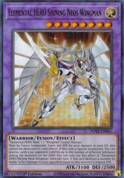 Elemental HERO Shining Neos Wingman - Power of the Elements (Ultra Rare) [POTE - 041] - El Duelista