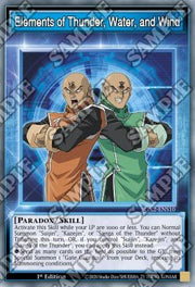 Elements of Thunder, Water, and Wind (Skill)⁣ - Speed Duel GX: Midterm Paradox⁣ (Common)⁣ [S10] - El Duelista