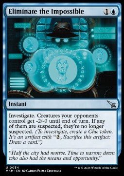 Eliminate the Impossible⁣ - Murders at Karlov Manor⁣ (Uncommon)⁣ [54] - El Duelista