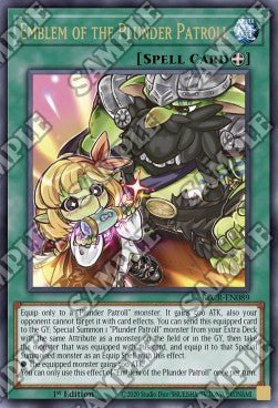 Emblem of the Plunder Patroll - Battles of Legend: Crystal Revenge (Ultra Rare) [BLCR - 089] - El Duelista