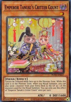 Emperor Tanuki's Critter Count - Power of the Elements (Super Rare) [POTE - 037] - El Duelista
