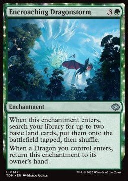 Encroaching Dragonstorm⁣ - Tarkir: Dragonstorm⁣ (Uncommon)⁣ [142] - El Duelista